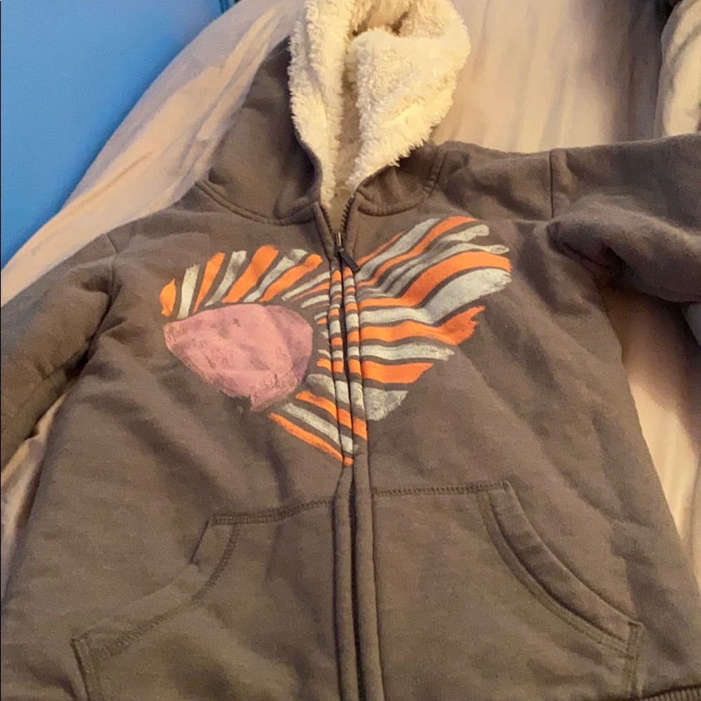 Girls zip up hoodie